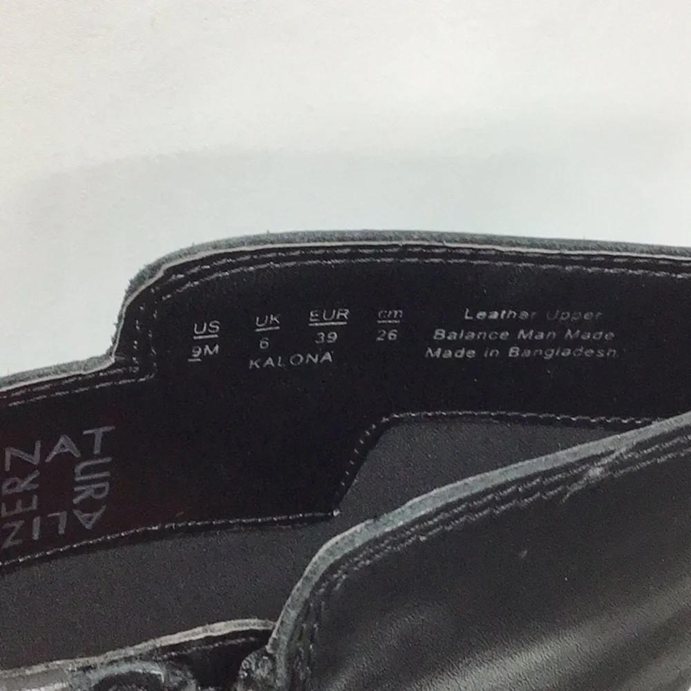 Naturalizer KALONA - NWOT black leather tall boots size 9M - Picture 7 of 8